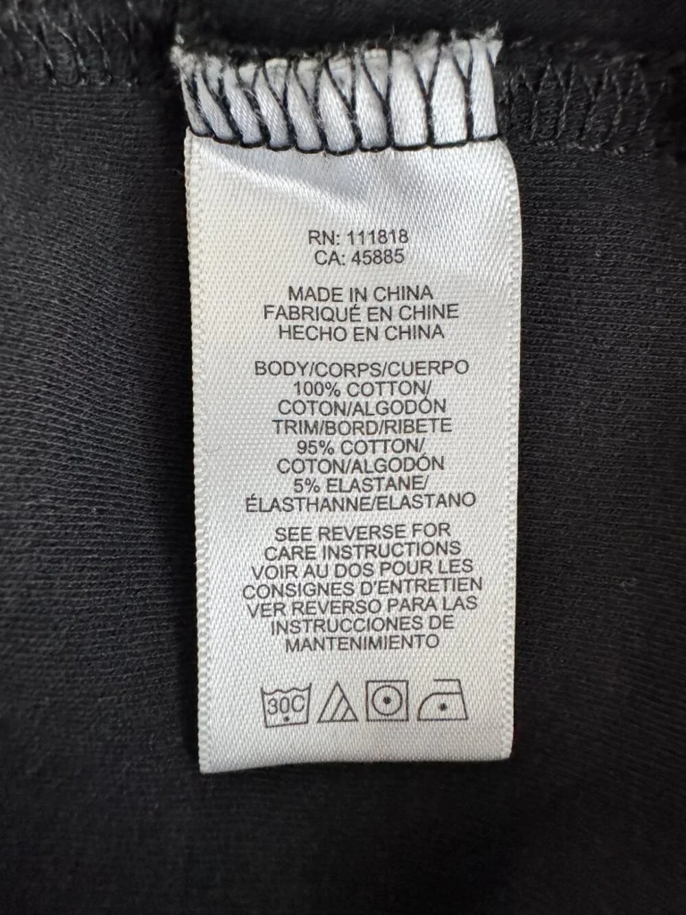 Michael Kors Black Snap Mock Neck Long Sleeve Top Pullover Women's Large
